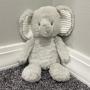 Light Gray Stuffed Animal Elephant